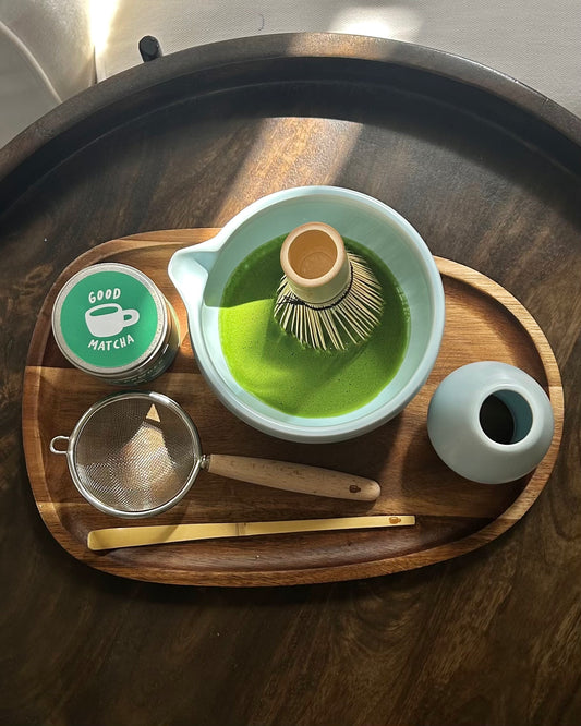 good matcha starter kit - sky blue