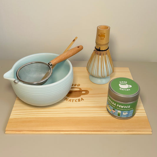 good matcha starter kit - sky blue
